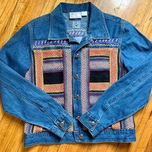 Embellished denim jacket